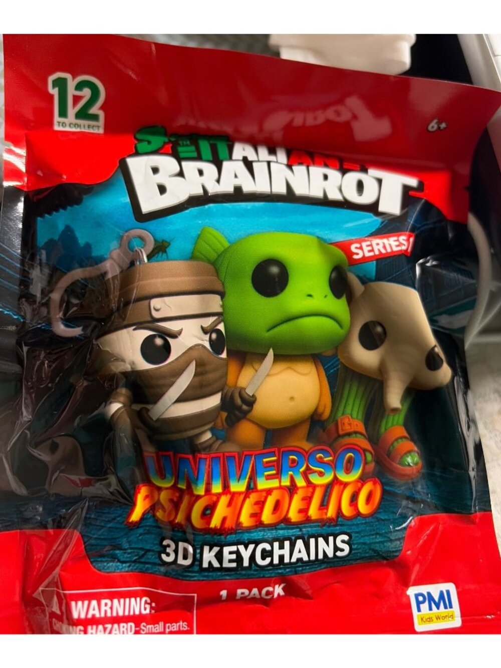 Skifidol Italian Brainrot – Universo Psichedelico Series 1 3D Keychain Blind Bag